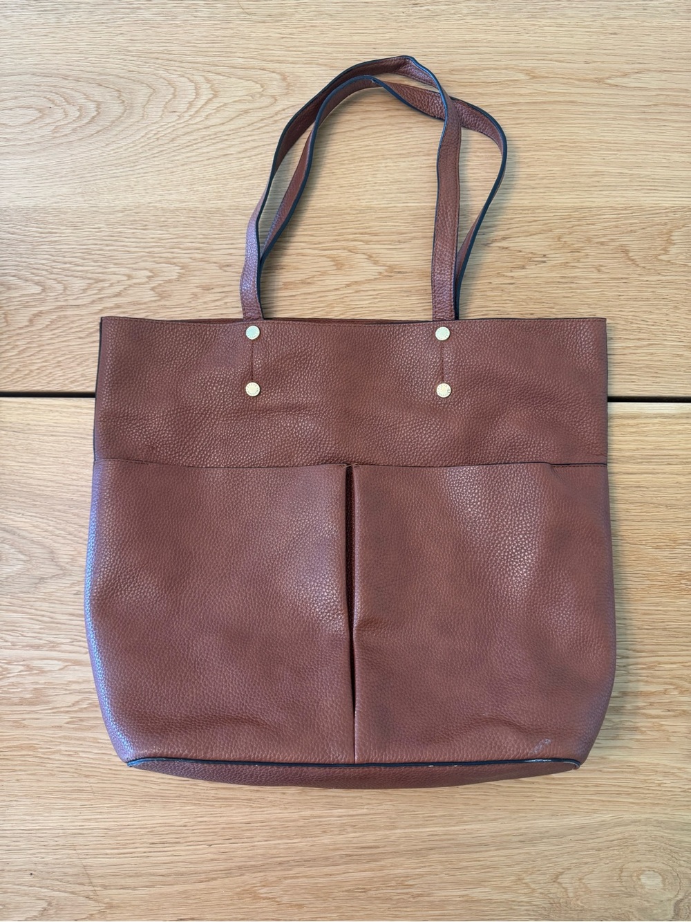 Brown Leather Tote Bag
